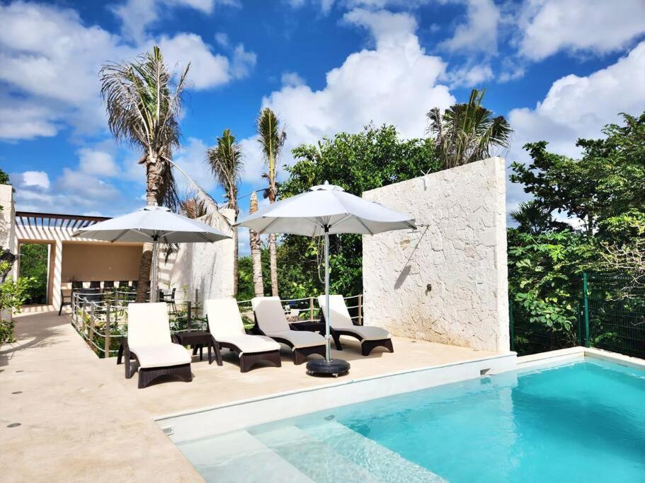 3 Bedroom Luxury Condo Next To Beach & Pools, Ac And Internet Akumal Eksteriør billede